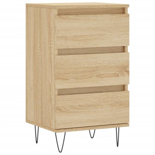 vidaXL Sideboard Sonoma Oak 40x35x70 cm Engineered Wood