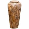 vidaXL Decoration Vase 40x80 cm Solid Teak Wood