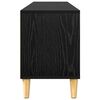 vidaXL TV Cabinet Black Oak 150 x 30 x 45 cm Engineered Wood