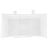 vidaXL Paper Bags 250 pcs with Handles White 15x8x21 cm