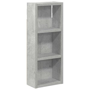vidaXL Bathroom Wall Cabinet Concrete Grey 20 x 10 x 50 cm