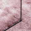 vidaXL Shaggy Rug High Pile NAVARRA Dusty Pink 160x160 cm Polyester