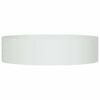 vidaXL Planter Ring White 80 x 80 x 20 cm Cold-rolled Steel