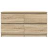 vidaXL TV Cabinet Sonoma Oak 100x35x54 cm Engineered Wood