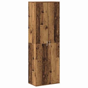 vidaXL Highboard 60 x 35 x 180 cm Engineered Wood Old Wood