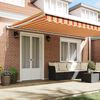 vidaXL Awning Yellow and Orange 500 x 300 x 165 cm