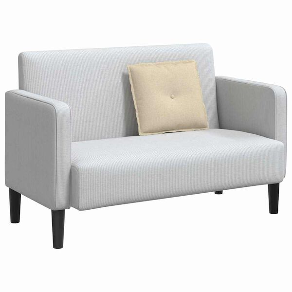 vidaXL Back Pillow Cream 50 x 19 x 45 cm Fabric