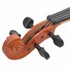 vidaXL Violin Full Set with Bow and Chin Rest Dark Wood 4/4
