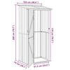 vidaXL Garden Sheds Anthracite 103 x 74 x 200 cm Metal
