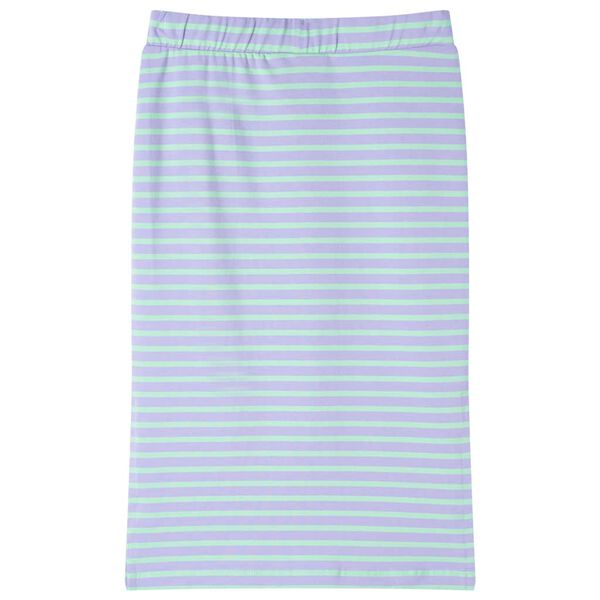 Kids' Straight Skirt with Stripes Bright Mint 104