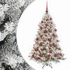 vidaXL Artificial Christmas Tree with Bauble 120 cm 150 LEDs