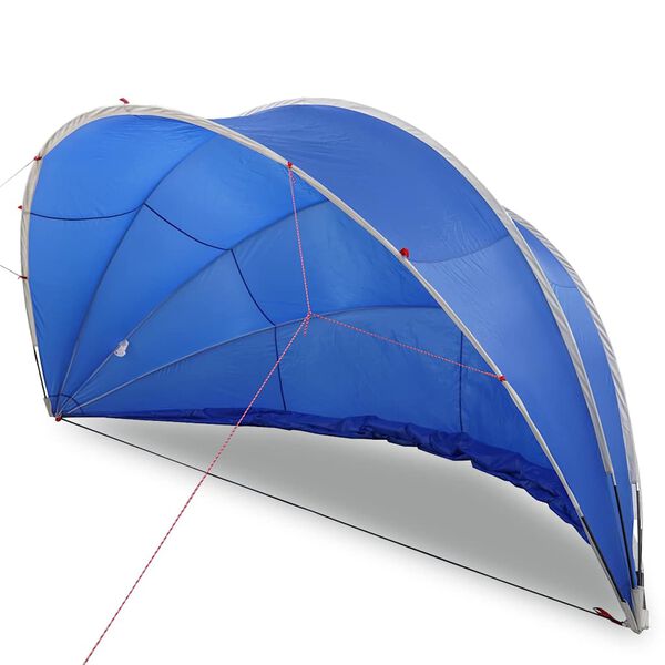 vidaXL Pool Dome Folding Manual Blue 472 x 460 x 229 cm