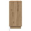 vidaXL Bedside Cabinet Artisan Oak 71 x 34.5 x 75 cm Engineered wood