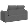 vidaXL Folding Sofa Bed Dark Grey 148 x 71 x 83 cm Fabric