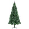 vidaXL Artificial Christmas Tree with 300 LEDs with Stand Green 300 cm