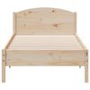 vidaXL Bed Frame without Mattress 100x200 cm Solid Wood Pine