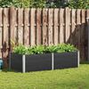 vidaXL Garden Raised Bed 200x100x54 cm WPC Grey