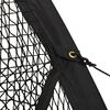 vidaXL Baseball Batting Cage Net Black 600x400x250 cm Polyester
