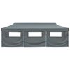 vidaXL Folding Pop-up Party Tent with 8 Sidewalls 870x291x315 cm Anthracite