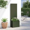 vidaXL Garden Privacy Screen Olive green 50 x 140 cm Cold-rolled steel