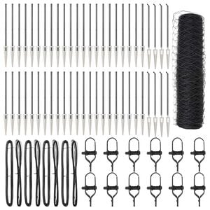 vidaXL Welded Wire Fence with Spikes 100 x 1 m (W x H)