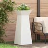 vidaXL Pillar Planter 2 pcs White 40 x 40 x 100 cm