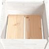 vidaXL Garden Planters 2 pcs White 40x40x70 cm Solid Pinewood