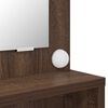 vidaXL Bedroom Dressing Tables Brown Oak 80 x 39.6 x 135 cm
