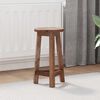 vidaXL Stool Natural 28 x 28 x 50 cm Mahogany Wood