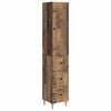 vidaXL Cabinet Set 2 pcs 33 x 34.5 x 90 cm Engineered Wood