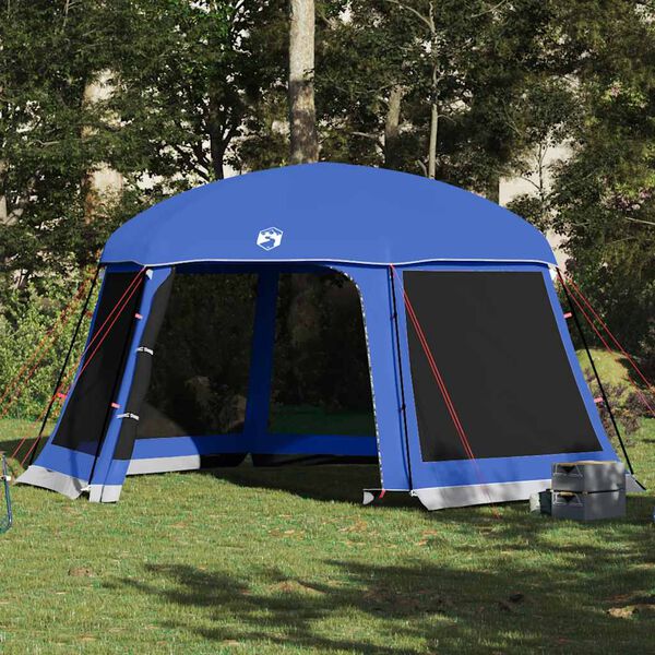 vidaXL Pool Tent with Removable Fly & Mesh Walls Azure Blue 512x458 cm