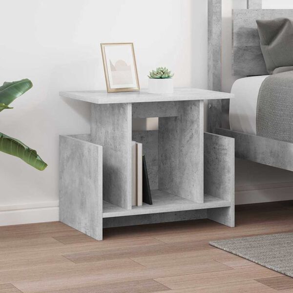 vidaXL TV Stand Concrete Grey 50 x 35 x 45 cm Engineered Wood