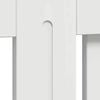 vidaXL Radiator Cover High Gloss White 112 x 19 x 81.5 cm