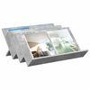 vidaXL Magazine Rack Concerte Grey 65 x 53 x 28.5 cm Engineered Wood