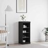 vidaXL Sideboard Black oak 41 x 37 x 100 cm Engineered Wood