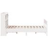 vidaXL Bookcase Bed without Mattress White 140x190cm Solid Wood Pine