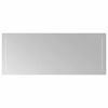 vidaXL LED Bathroom Mirror Transparent 100 x 40 cm Tempered Glass