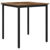 vidaXL Dining Tables 70 x 70 x 75 cm Engineered Wood Old Wood Square