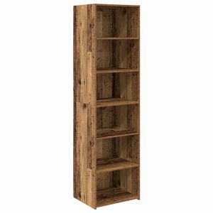 vidaXL Cabinet Old Wood 50 x 41 x 185 cm Engineered Wood