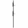 vidaXL Wall-Mounted Coat Rack Wall-mounted Black Oak 65 x 3 x 100 cm