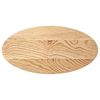 vidaXL Table Top 80x40x4 cm Solid Wood Oak Oval