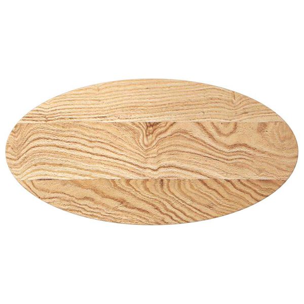 vidaXL Table Top 80x40x4 cm Solid Wood Oak Oval