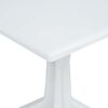 vidaXL Garden Table White 70 x 70 x 71.7 cm Plastic