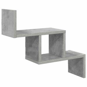 vidaXL Wall Shelf Concrete Grey 48 x 15 x 42 cm Engineered Wood
