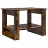vidaXL Coffee Table Smoked Oak 72 x 50 x 50 cm Engineered Wood