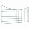 vidaXL Pond Fence Set 5 pcs 100 x 50 cm Steel Green