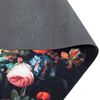 vidaXL Kitchen Rug Black 300 x 60 cm Velvet