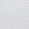 vidaXL Mattress White and Grey 100 x 200 cm Memory Foam