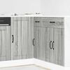 vidaXL Kitchen Base Cabinet Lucca Grey Sonoma Engineered Wood