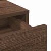 vidaXL Dressing Table Brown Oak 79 x 41 x 140 cm Engineered Wood